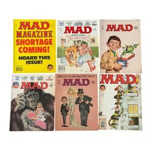 Vintage 1960's, 70's & 80's MAD Magazines